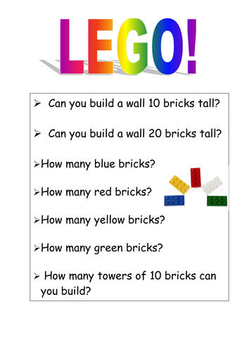 4 Free Choice Numeracy task instructions.