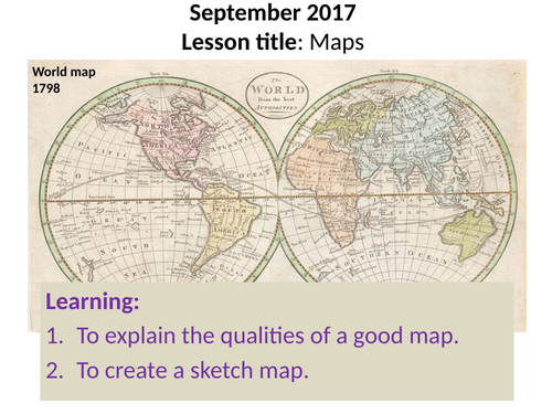 Qualities of a good map
