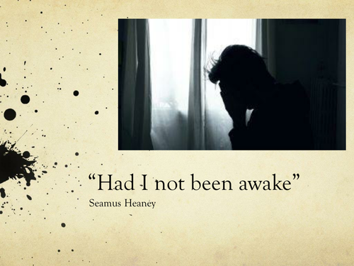 "Had I not been awake" by Seamus Heaney- Poetry Analysis (CCEA A Level)