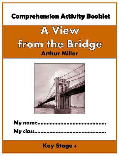 A View from the Bridge Comprehension Activities Booklet!