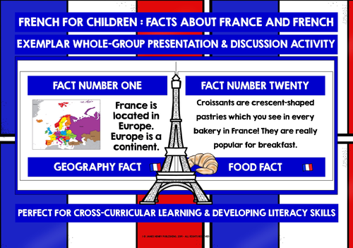 FRENCH FACTS ABOUT FRANCE #1 | Teaching Resources