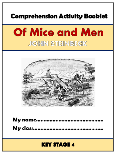 Of Mice and Men Comprehension Activity Booklet!