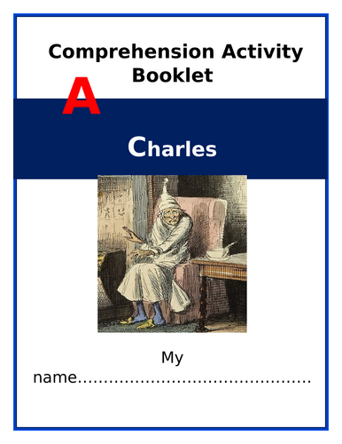 A Christmas Carol Comprehension Activities Booklet!