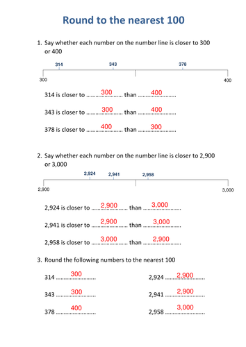 Year 4 - Place Value - Week 1 - Roman Numerals, Rounding to 10 and 100 ...