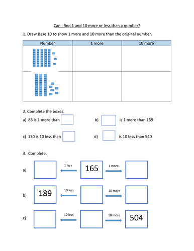 year 3 place value week 2 partitioning numbers using a number line