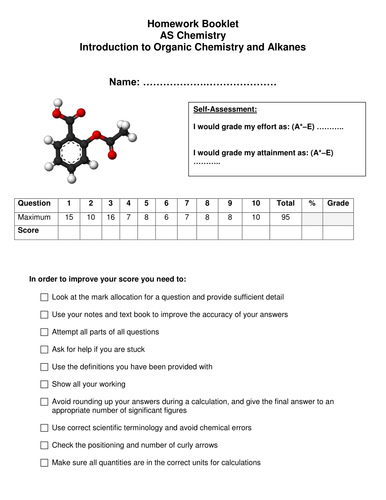 AQA AS level Unit 3 Section 1 Introduction to Organic Chemistry Lesson 4 + 5 Isomerism structure E/Z