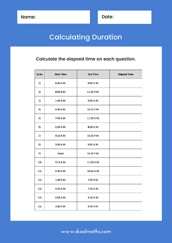 Time and Timetable - Year 7, Key Stage 3 | Teaching Resources