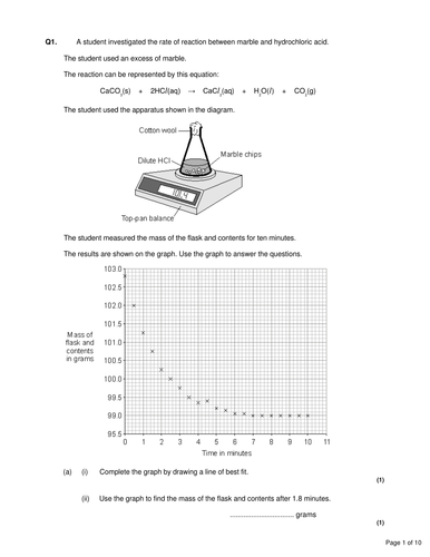 New AQA GCSE trilogy/chemistry- reversible reactions and equilibrium ...