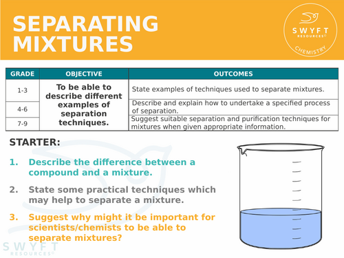 NEW AQA GCSE Chemistry (2016) - Separating Mixtures