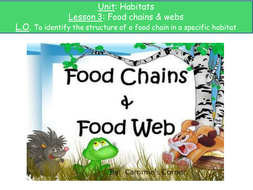 Grade 4/Ecology/Habitats/Food chains and food webs | Teaching Resources