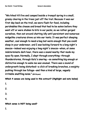 our world ks2ks3 english unit of work with resources teaching resources