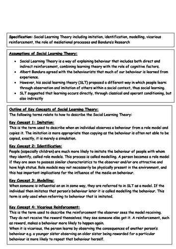 Bandura discount mediational processes