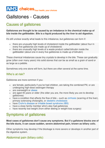 3.4 Absorption & 3.5 Digestive Malfunctions - Causes and Effects HSC Level 3 Cambridge Technicals