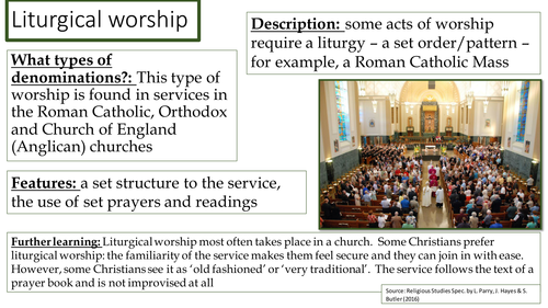 new-aqa-gcse-re-christian-practices-l2-different-forms-of-worship