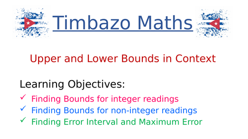 Upper and Lower Bounds in Context