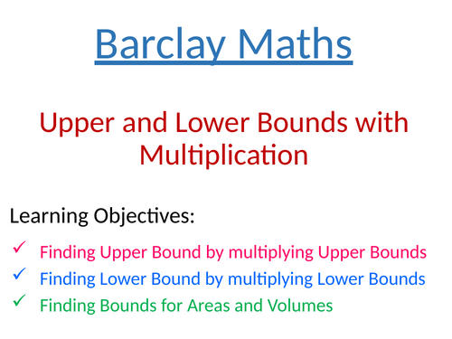 Upper & Lower Bounds with Multiplication