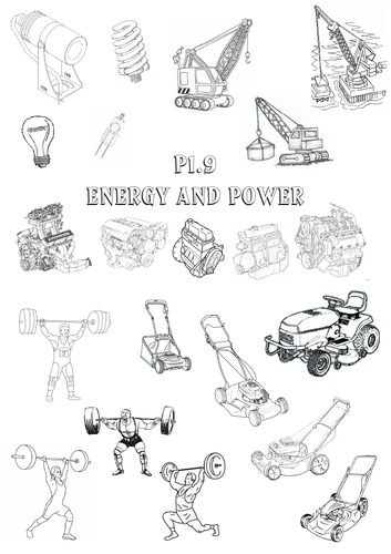 GCSE AQA P1.9 Energy and Power workbook UPDATE | Teaching Resources