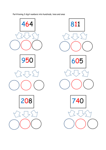 place-value-partitioning-numbers-into-tens-and-one-hundreds-tens-and