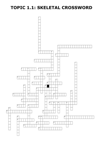 GCSE PE Edexcel (New Spec 2016) Component 1, Topic 1 Crosswords & Answers