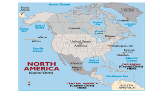 Location Knowledge - The Americas (6 of 10) | Teaching Resources