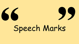 word speech marks