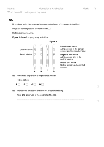 Monoclonal Antibodies (Biology Only) - New AQA Biology GCSE | Teaching ...