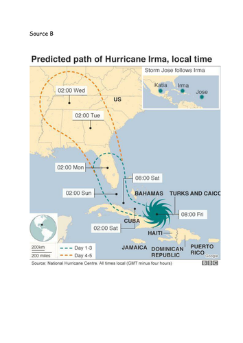 hurricane irma case study gcse geography