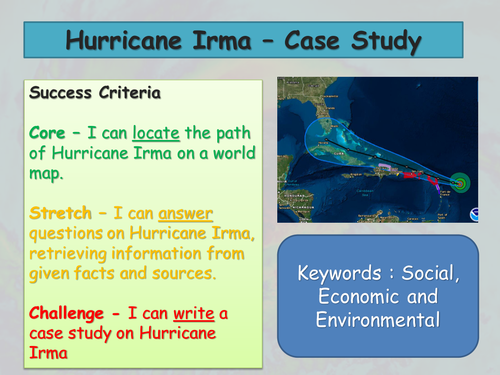 hurricane case study geography