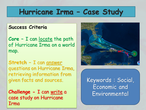 hurricane irma case study gcse geography