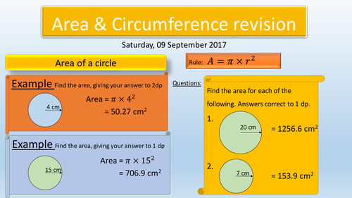 Revision lessons 2