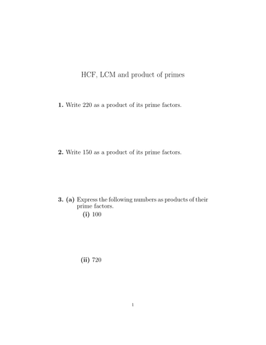hcf-lcm-and-product-of-primes-worksheet-with-solutions-teaching