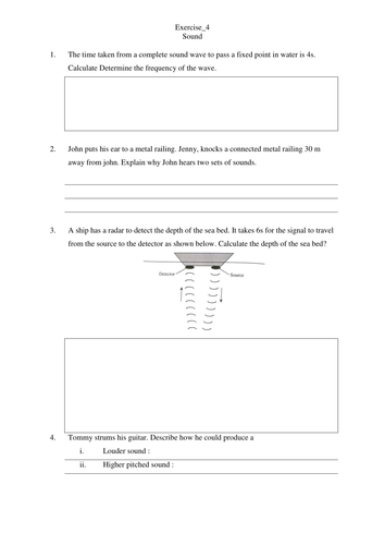 sound year 8 ks3 stage teaching resources