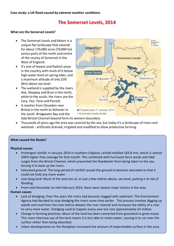 somerset levels case study gcse geography