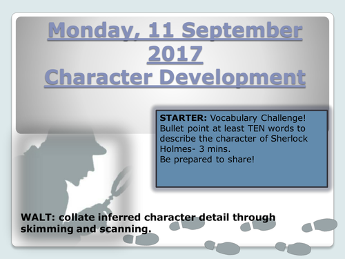 Year 8 The Hound of the Baskervilles- Lessons 1-5 | Teaching Resources