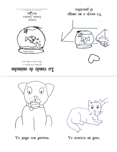 Emerging Reader Book Series: Pet Shop (La tienda de animales) - Spanish |  Teaching Resources