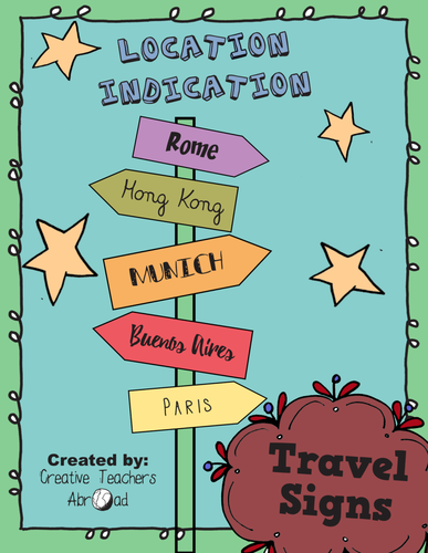 Travel Signs | Teaching Resources