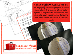 Solar System Circle Book