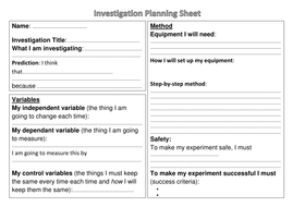 Planning investigations - complete lesson (KS3) | Teaching Resources