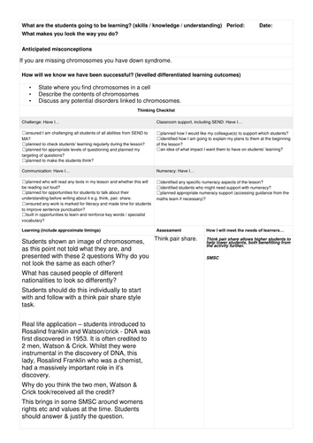 Chromosomes & Disorders - NEW AQA GCSE