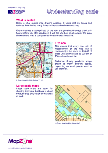 Map Skills: Scale and Distance | Teaching Resources