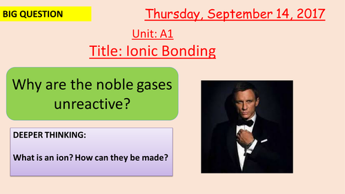 Pearson BTEC New specification-Applied science-Unit 1-Ionic bonding