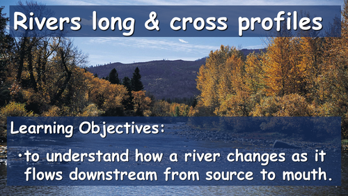 River characteristics of the upper, middle and lower stage, River long ...