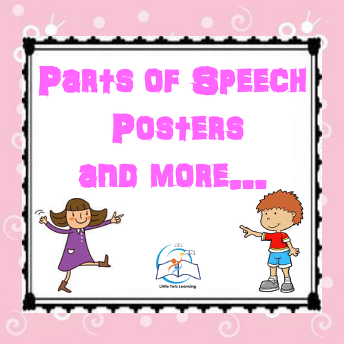 Parts of Speech Printables Posters | Teaching Resources