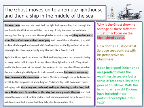 A Christmas Carol Stave 3 | Teaching Resources