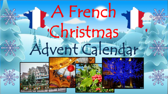 Interactive Advent Calendar French Christmas Phrases Noel by