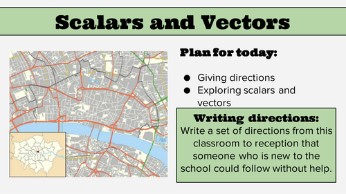 KS4 Lesson: Scalars and Vectors