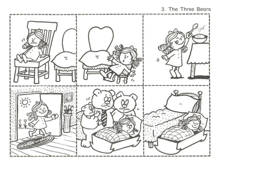 Goldilocks And The Three Bears Sequencing Teaching Resources