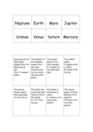 Planet Fact worksheet | Teaching Resources