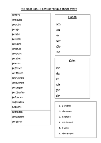 Past and present tense worksheets | Teaching Resources