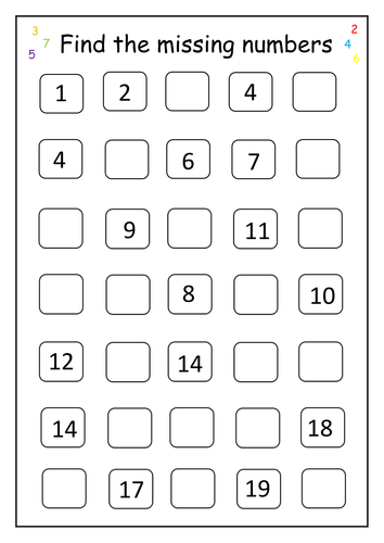 find-the-missing-numbers-up-to-20-forward-teaching-resources